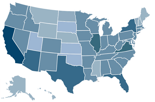 DeLong Sales Map